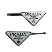 Pre-owned Metal hair-accessories Prada Vintage , Gray , Dames