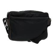 Pre-owned Nylon shoulder-bags Prada Vintage , Black , Dames