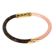 Pre-owned Fabric bracelets Louis Vuitton Vintage , Brown , Dames