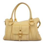 Pre-owned Leather celine-bags Celine Vintage , Yellow , Dames