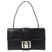 Pre-owned Leather shoulder-bags Salvatore Ferragamo Pre-owned , Black ...