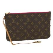 Pre-owned Canvas pouches Louis Vuitton Vintage , Brown , Dames