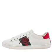 Pre-owned Fabric sneakers Gucci Vintage , White , Dames