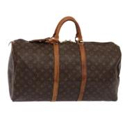 Pre-owned Canvas handbags Louis Vuitton Vintage , Brown , Dames