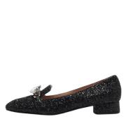 Pre-owned Fabric flats Miu Miu Pre-owned , Black , Dames