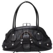 Pre-owned Leather handbags Salvatore Ferragamo Pre-owned , Black , Dam...