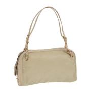 Pre-owned Nylon handbags Prada Vintage , Beige , Dames