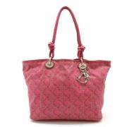 Pre-owned Coated canvas dior-bags Dior Vintage , Pink , Dames