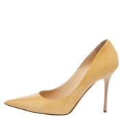 Pre-owned Leather heels Jimmy Choo Pre-owned , Beige , Dames