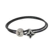 Pre-owned Fabric bracelets Louis Vuitton Vintage , Black , Dames