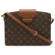 Pre-owned Fabric louis-vuitton-bags Louis Vuitton Vintage , Brown , Da...