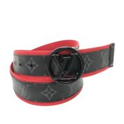 Pre-owned Fabric belts Louis Vuitton Vintage , Black , Dames