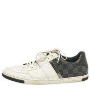 Pre-owned Canvas sneakers Louis Vuitton Vintage , White , Dames