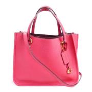 Pre-owned Leather handbags Coach Pre-owned , Pink , Dames