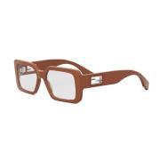 Stijlvolle zonnebril voor je look Fendi , Brown , Unisex