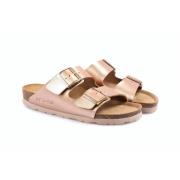 Roze slipper met twee banden Rohde , Brown , Dames