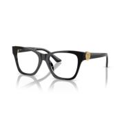 Stijlvolle Vista Zonnebril Versace , Black , Unisex