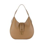 Stijlvolle Hobo Tas Elisabetta Franchi , Brown , Dames