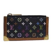 Pre-owned Canvas pouches Louis Vuitton Vintage , Black , Dames