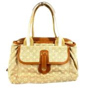 Pre-owned Fabric louis-vuitton-bags Louis Vuitton Vintage , Beige , Da...