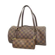 Pre-owned Fabric louis-vuitton-bags Louis Vuitton Vintage , Brown , Da...