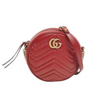 Pre-owned Leather gucci-bags Gucci Vintage , Red , Dames