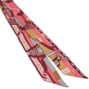 Pre-owned Silk scarves Hermès Vintage , Multicolor , Dames