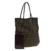 Pre-owned Canvas totes Fendi Vintage , Brown , Dames