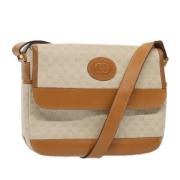 Pre-owned Leather gucci-bags Gucci Vintage , Beige , Dames