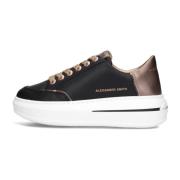 Zwarte Lancaster Lage Sneakers Alexander Smith , Black , Dames