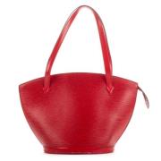 Pre-owned Leather shoulder-bags Louis Vuitton Vintage , Red , Dames