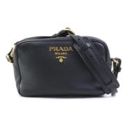 Pre-owned Leather prada-bags Prada Vintage , Black , Dames