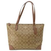 Pre-owned Canvas totes Coach Pre-owned , Brown , Dames