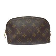 Pre-owned Canvas pouches Louis Vuitton Vintage , Brown , Dames