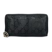 Pre-owned Plastic wallets Gucci Vintage , Black , Dames