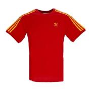 Nation Tee Rood Goud Power Adidas , Red , Heren