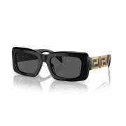 Luxe zonnebril voor stijlverbetering Versace , Black , Unisex