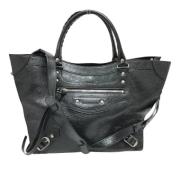 Pre-owned Leather balenciaga-bags Balenciaga Vintage , Black , Dames