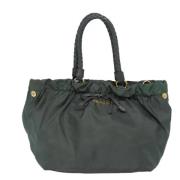 Pre-owned Fabric shoulder-bags Prada Vintage , Green , Dames