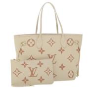 Pre-owned Leather shoulder-bags Louis Vuitton Vintage , Beige , Dames