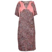 Pre-owned Silk dresses Balenciaga Vintage , Pink , Dames