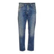 Slim Fit Tokyo Blue Jeans voor Mannen Haikure , Blue , Heren