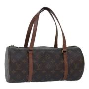 Pre-owned Canvas handbags Louis Vuitton Vintage , Brown , Dames