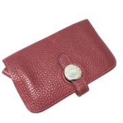 Pre-owned Leather wallets Hermès Vintage , Red , Dames