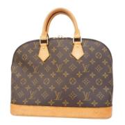 Pre-owned Canvas handbags Louis Vuitton Vintage , Brown , Dames