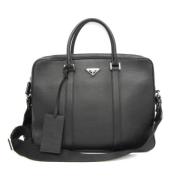 Pre-owned Leather prada-bags Prada Vintage , Black , Dames