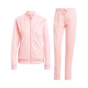 Roze Essentials 3-Stripes Dames Trainingspak Adidas , Pink , Dames