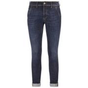 Donkerblauwe Skinny Fit Jeans Dondup , Blue , Heren