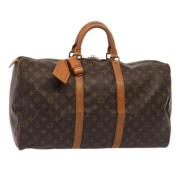 Pre-owned Canvas travel-bags Louis Vuitton Vintage , Brown , Dames