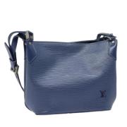 Pre-owned Leather louis-vuitton-bags Louis Vuitton Vintage , Blue , Da...